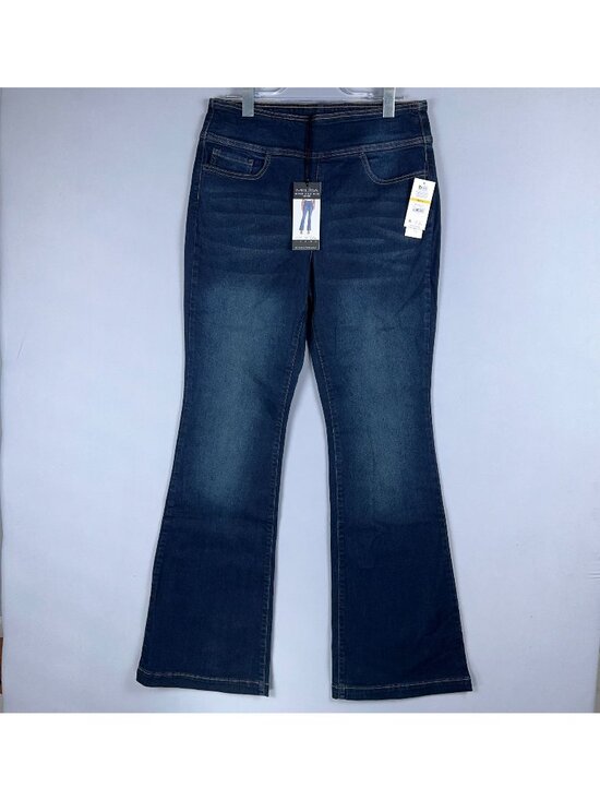 Sofia Vergara Denim - Sofia Jeans By Sofia Vergara Melisa Super High-Rise Flare Jeans Size 14 Pull On